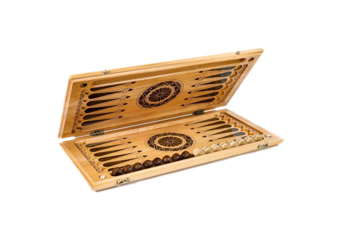 Coffret Backgammon <br>en Bois