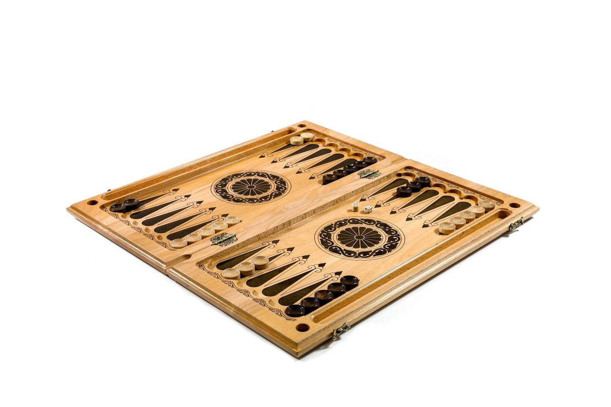 Coffret Backgammon <br>en Bois