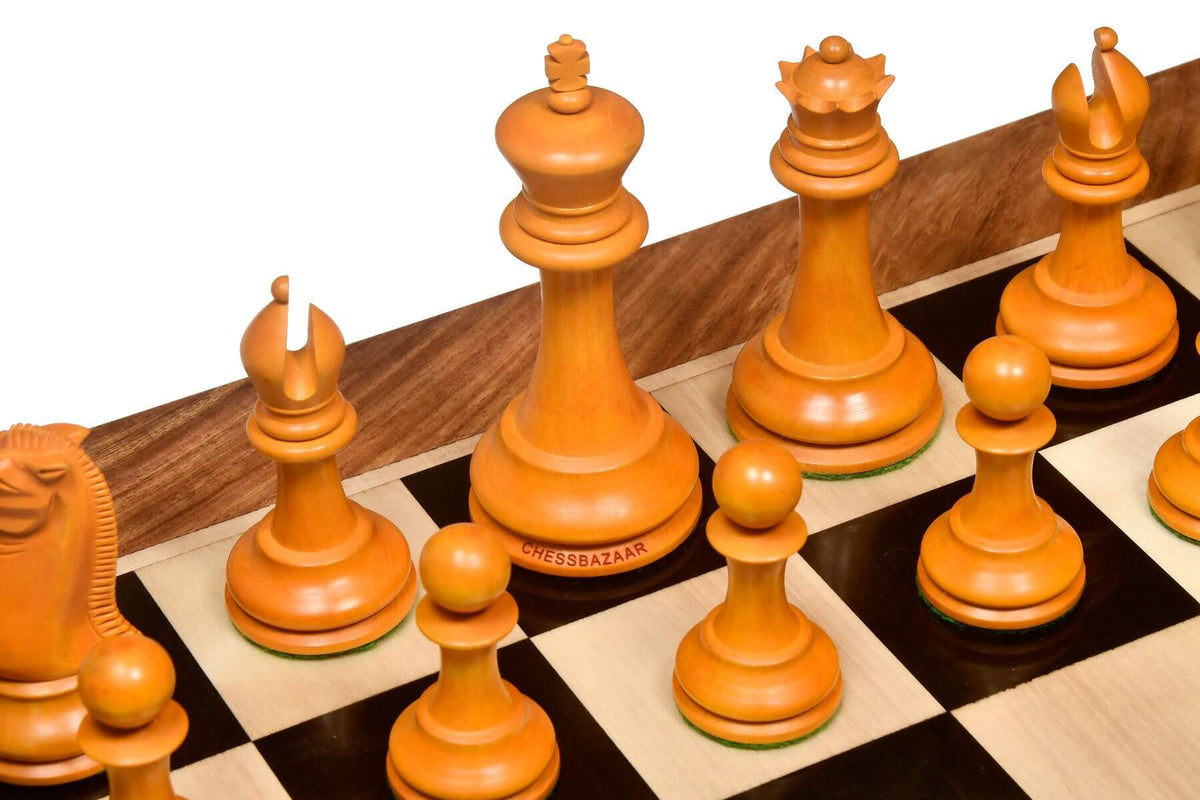 Echiquier Antique 1860 avec Tours Défense