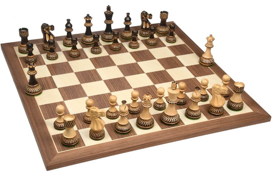 Echiquier en Bois Brûlé
