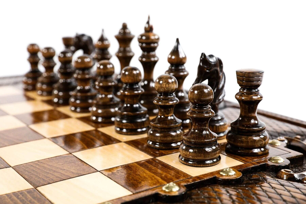 Echiquier en Bois Noble Fou