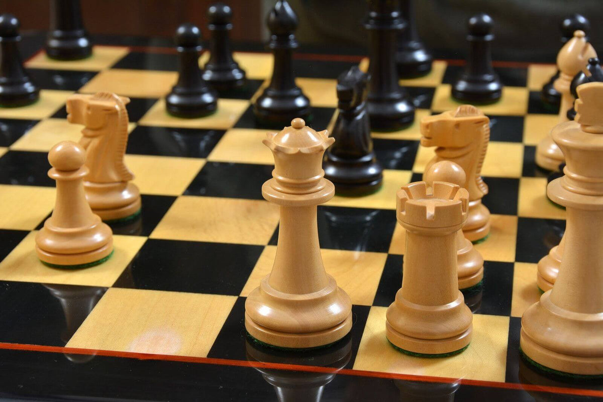 Echiquier Canadien avec Fous Noirs et Blancs