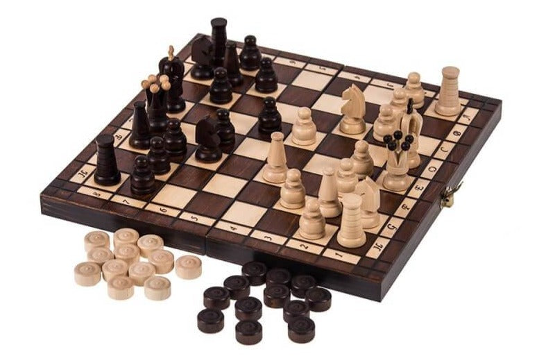 Échiquier & Damier <br>en Bois de Sycomore