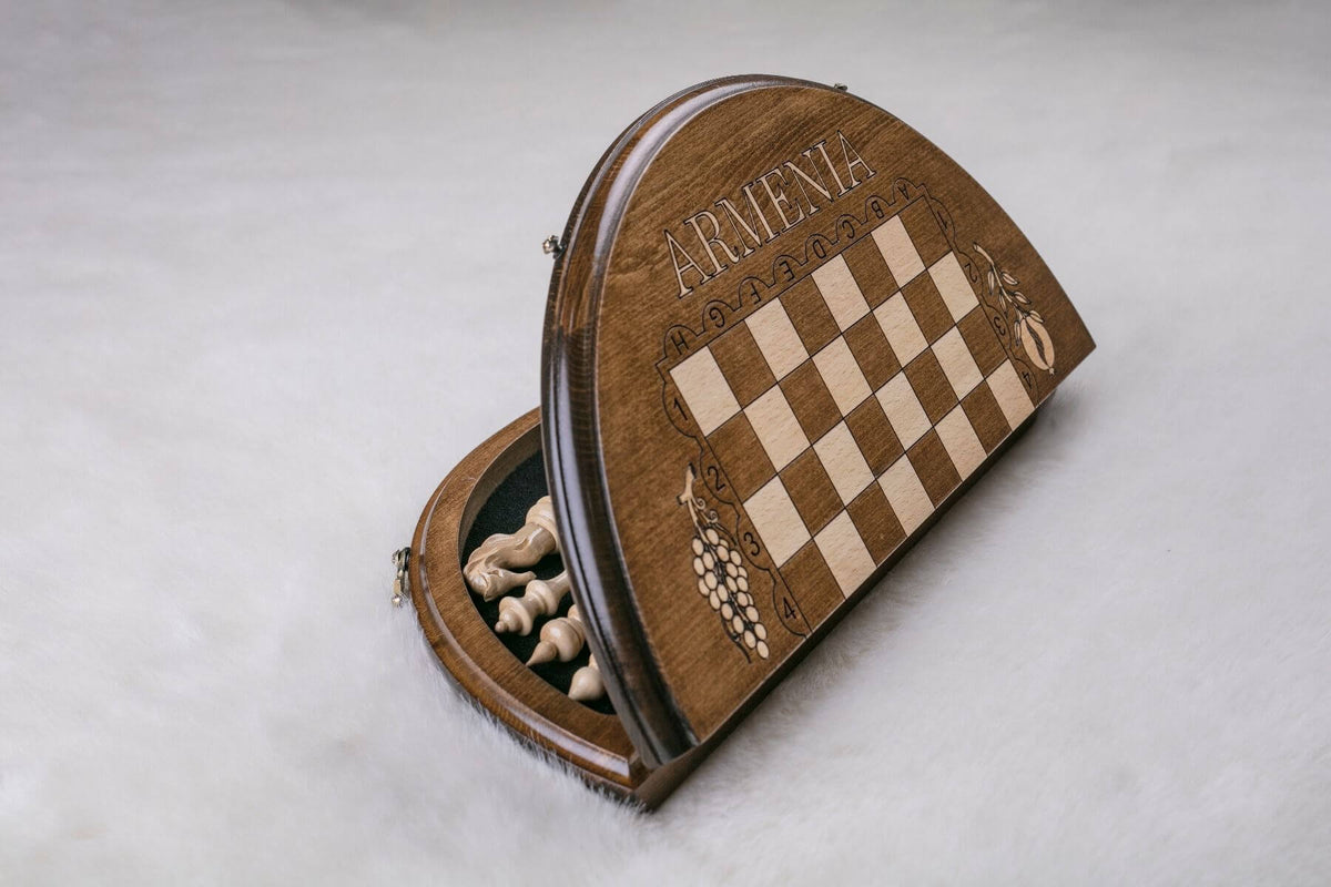 Échiquier en Bois Professionnel Reine