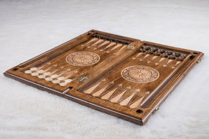 Échiquier Fleur de Lys Backgammon