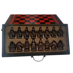 Echiquier et Jeu d'Echecs Guerriers Chinois Pion