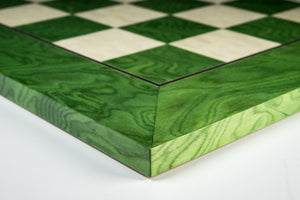 Échiquier Vert <br>en Frêne
