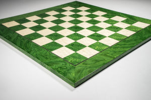 Échiquier Vert <br>en Frêne