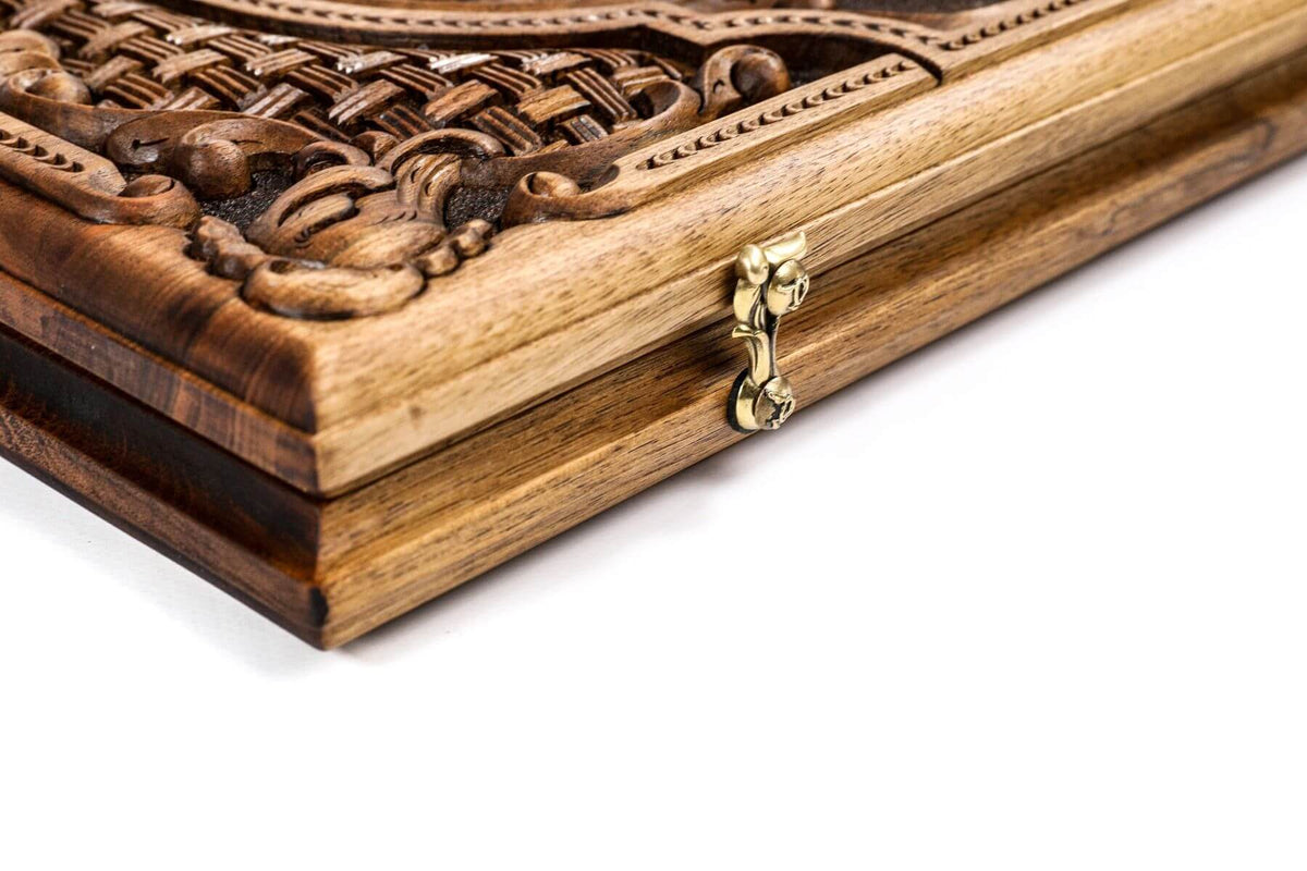 Grand Backgammon en Bois Pions Adverses