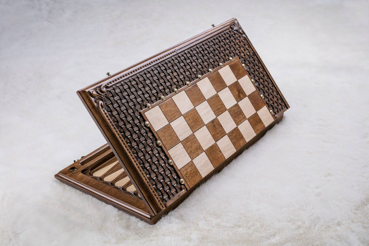 Grand Échiquier en Bois Dame