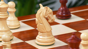 Grandes Pièces d'échecs Sculptées <br>en Bois de Rose
