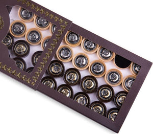 jetons backgammon en metal gravé