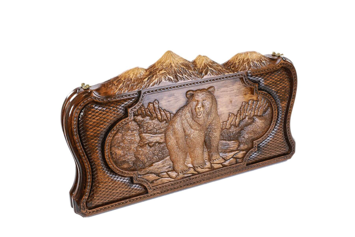 Jeu de Backgammon Coffret Boisé