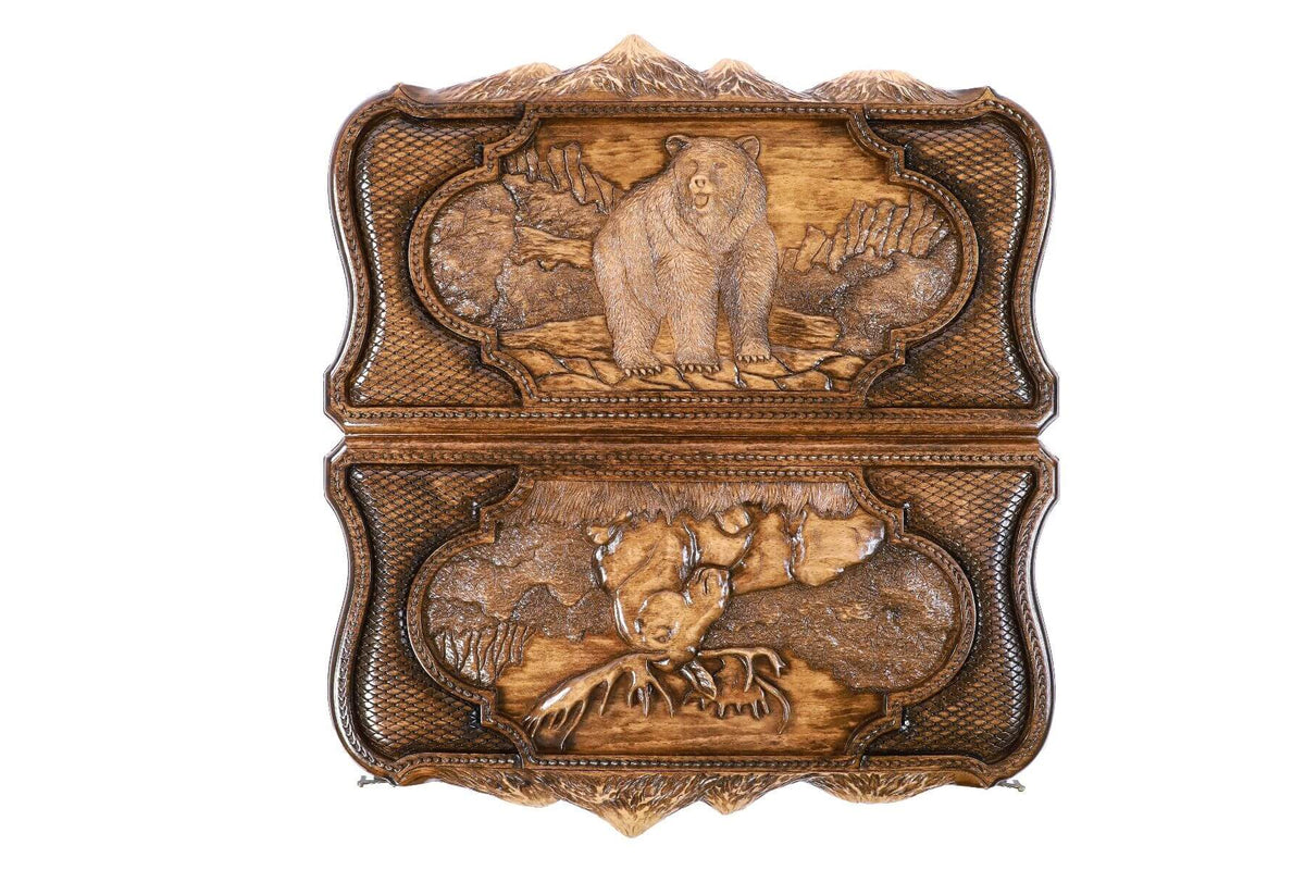 Jeu de Backgammon Coffret Pliable