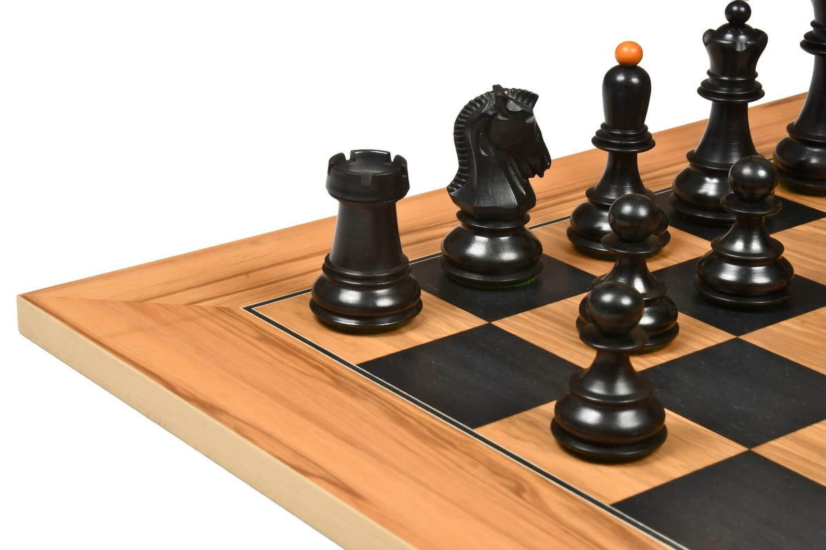 Jeu d'Échecs en Bois d'Olivier Tour