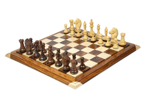 Jeu d'Echecs en Bois Non Pliable Roi