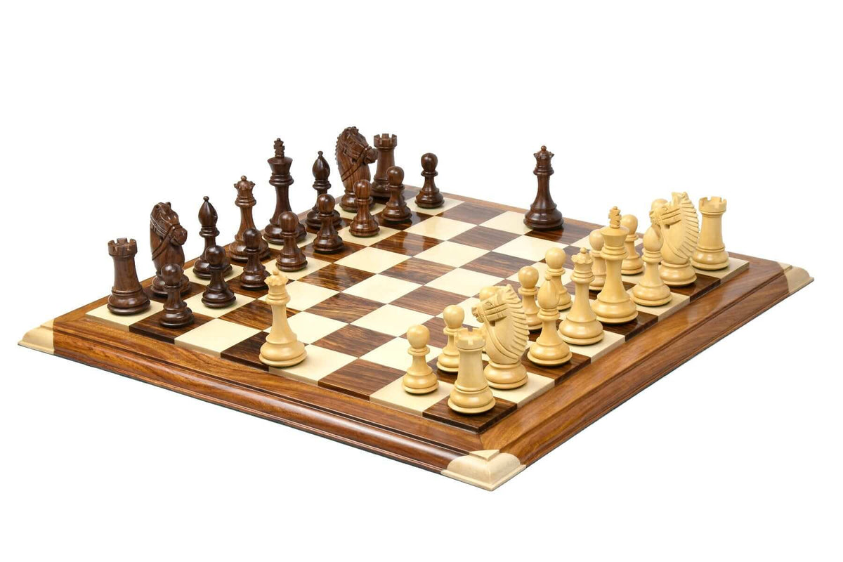Jeu d'Echecs en Bois Non Pliable