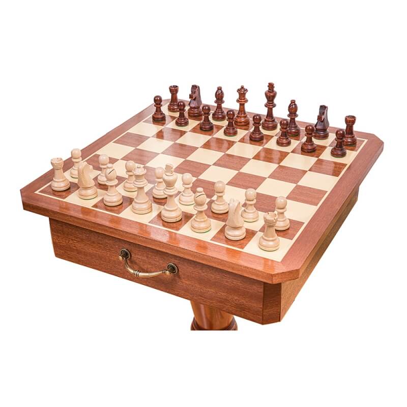 Jeu d'Echecs sur Table Fabrication Artisanale