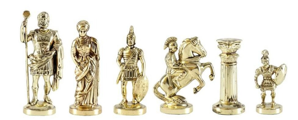 jeu d'échecs grec antique metal