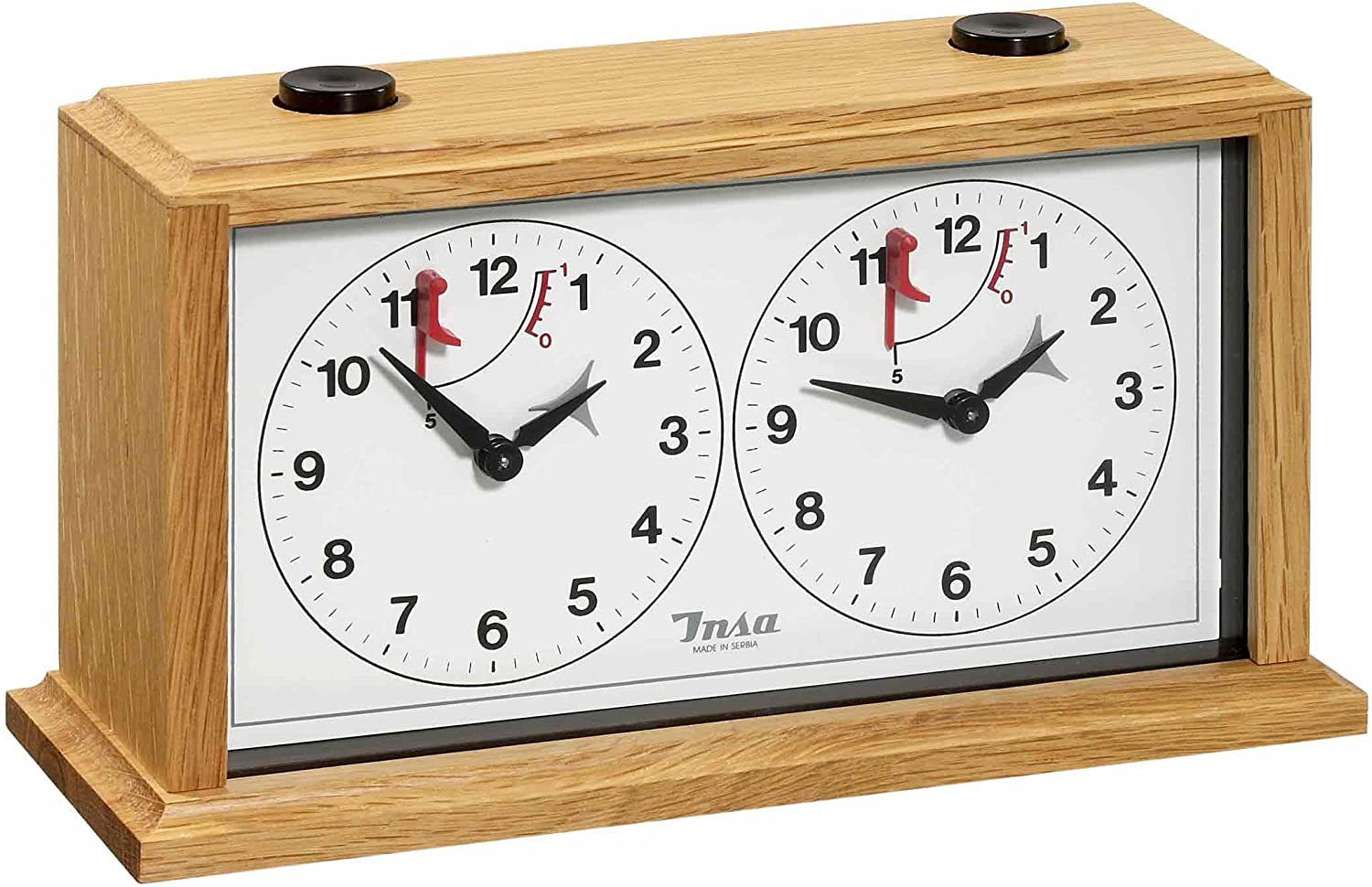 Pendule d'Échecs <br>en Bois