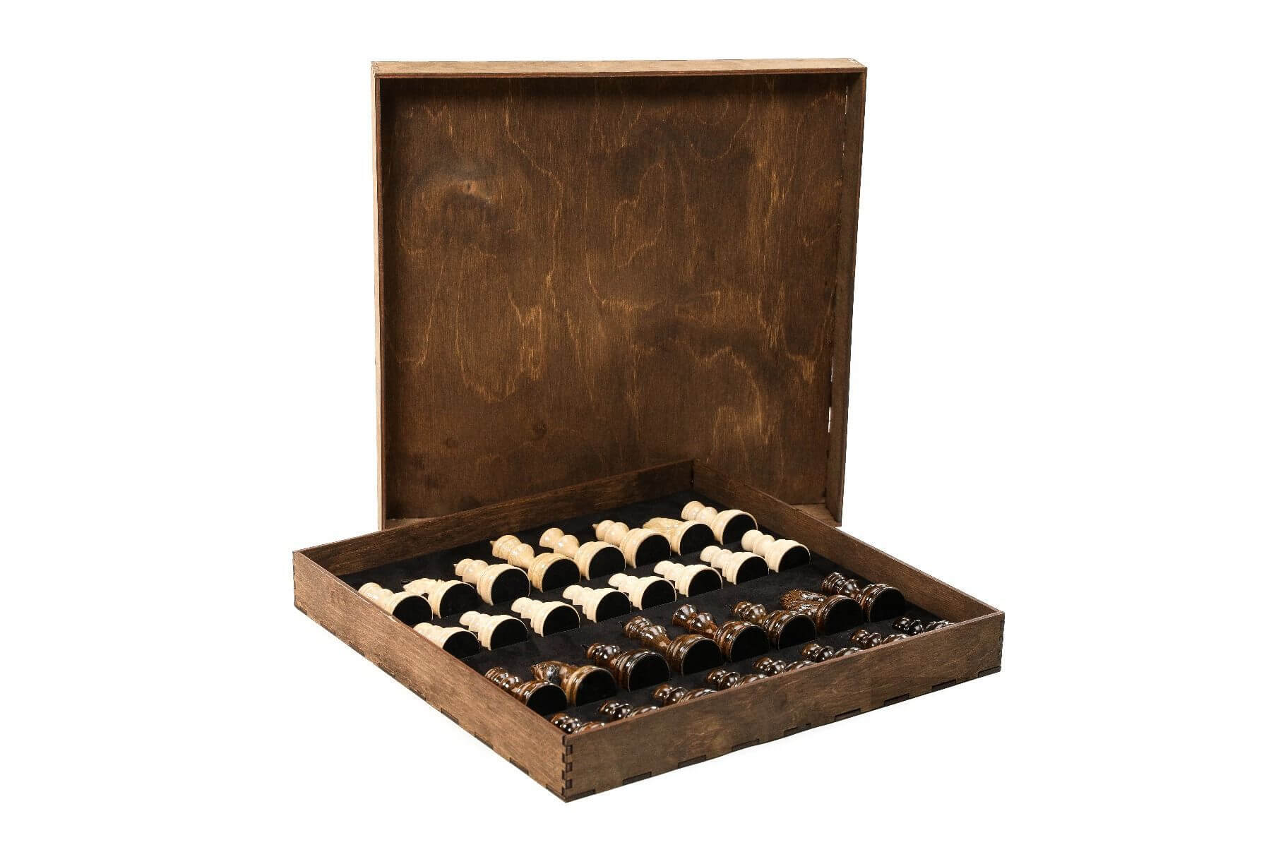 Pièces d'Echecs de Décoration Boite