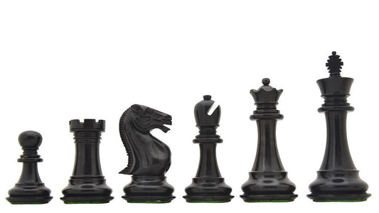 Pièces d'Echecs Vintage Noires