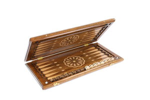 Plateau de Backgammon Aigle Bois