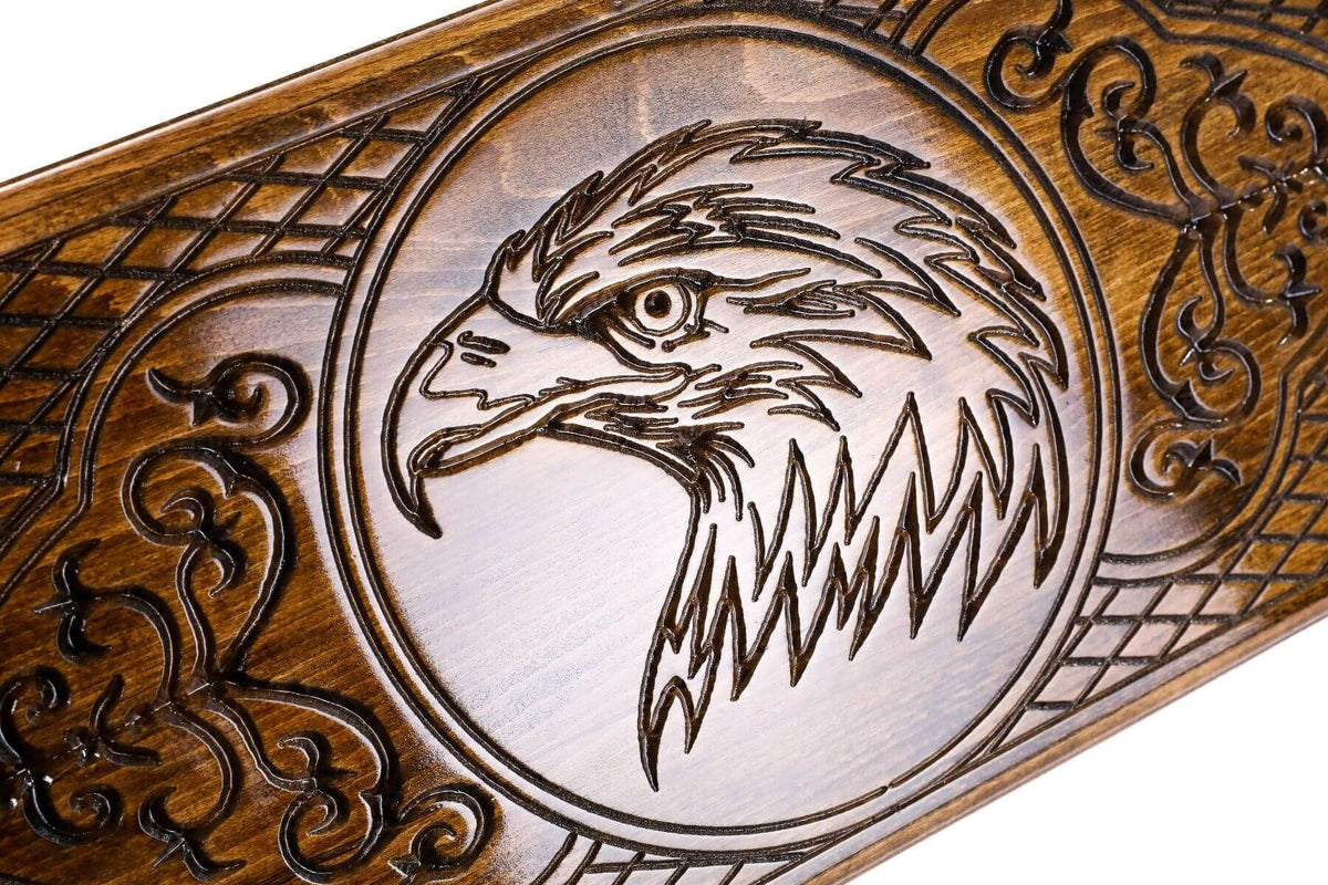 Plateau de Backgammon Aigle Hêtre