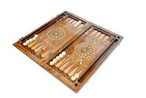 Plateau de Backgammon Arabesque en Bois