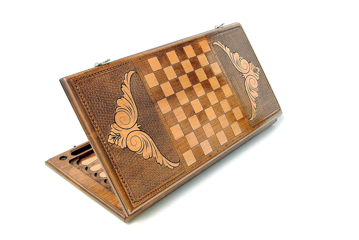 Plateau de Backgammon Arabesque Damier