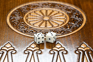 Plateau de Backgammon Arménien Dés