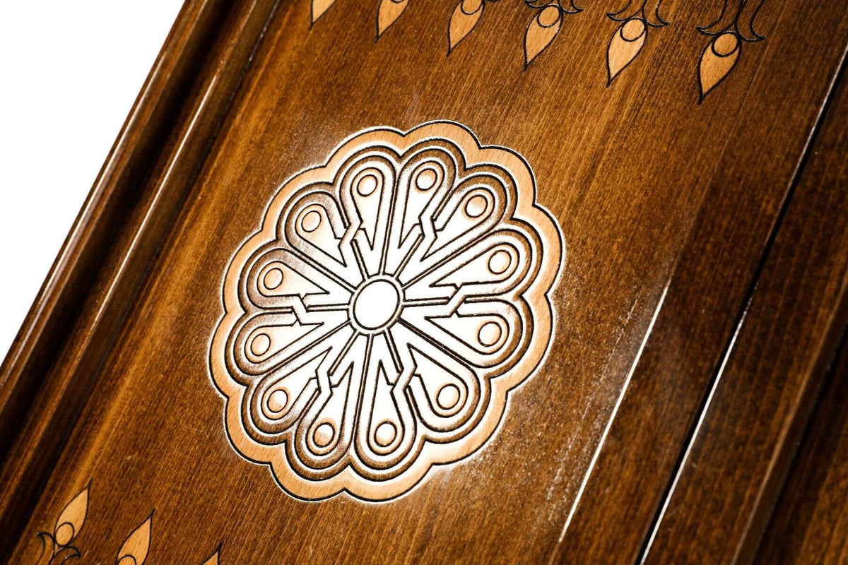 Plateau de Backgammon Armoiries Russie Hêtre