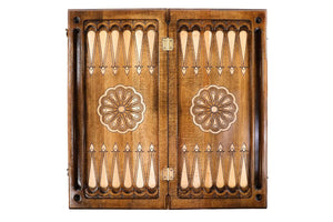 Plateau Backgammon Art Rococo Pions Adverses