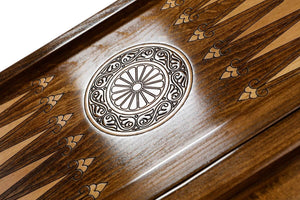Plateau de Backgammon Artisanal Boisé