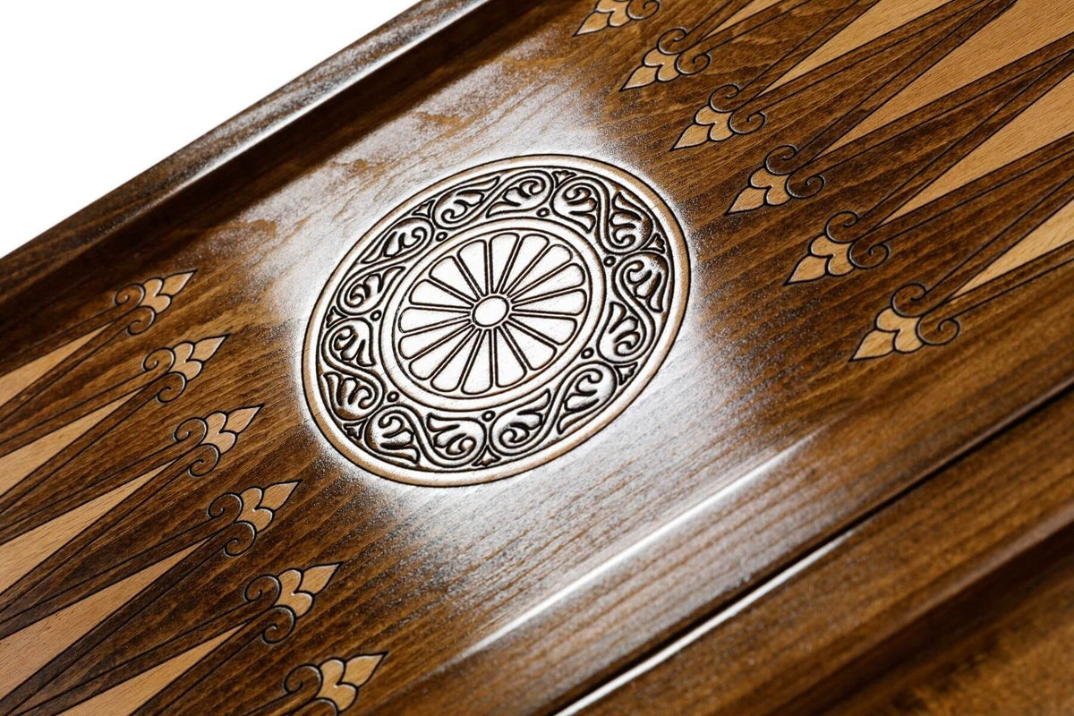 Plateau de Backgammon Artisanal Boisé