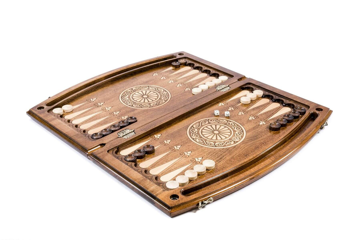Plateau de Backgammon Croix Celtique Pions