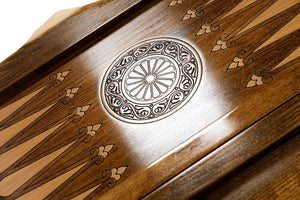 Plateau de Backgammon Église Motifs Chrétiens