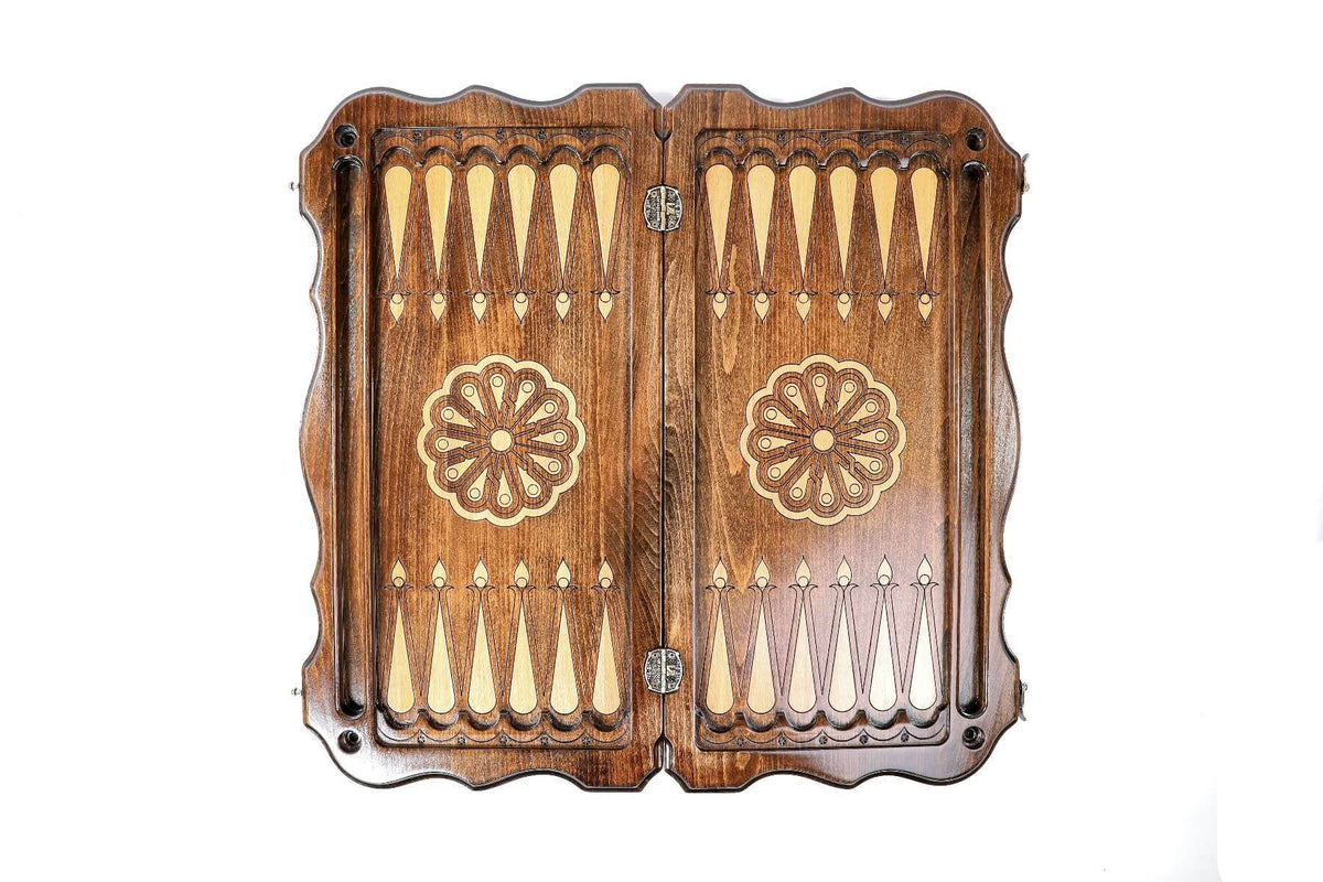 Plateau de Backgammon Eglise Pions Adverses