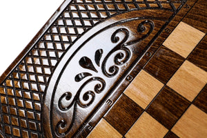 Plateau de Backgammon Éternité Motifs Arméniens