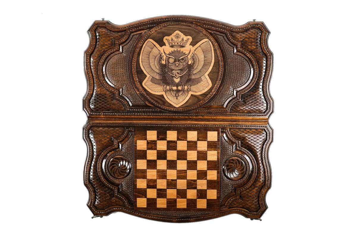 Plateau de Backgammon <br>Hibou
