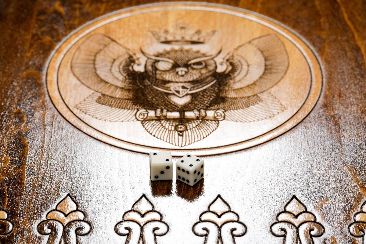 Plateau de Backgammon <br>Hibou