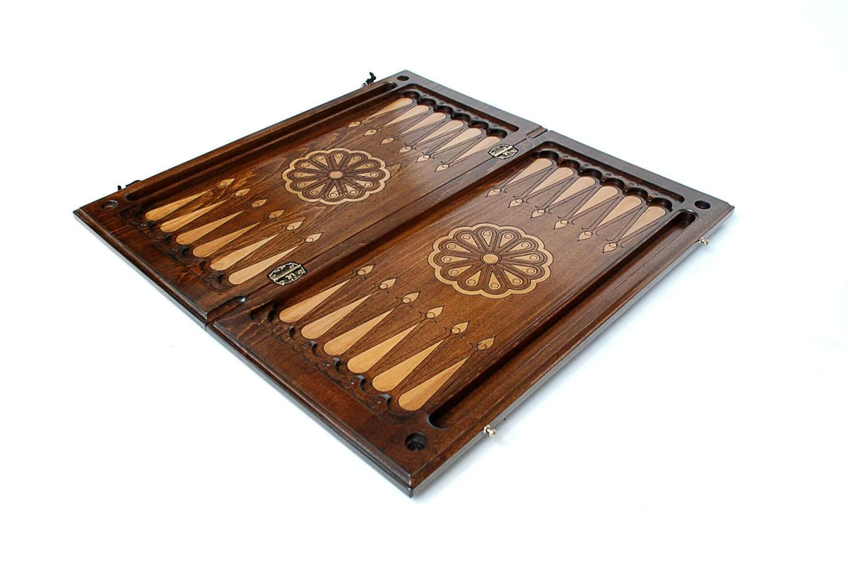 Plateau de Backgammon Khor Virap en Bois