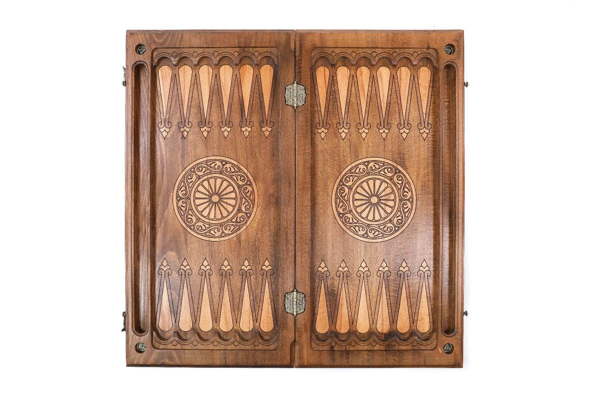 Plateau de Backgammon de Luxe Artisanal