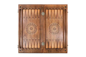 Plateau de Backgammon de Luxe Artisanal