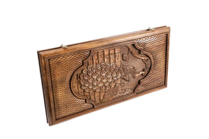 Plateau de Backgammon de Luxe Pions Blancs