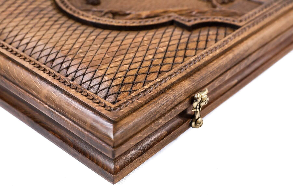 Plateau de Backgammon de Luxe Serrure