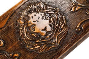 Plateau de Backgammon en Marqueterie en Bois