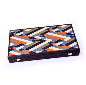 Plateau de Backgammon Multicolore en Bois