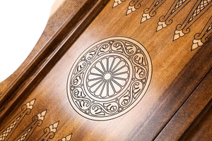 Plateau de Backgammon avec Paysage Naturel Motifs