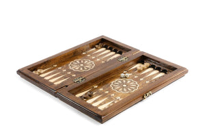 Plateau de Backgammon Oriental Pions Noirs